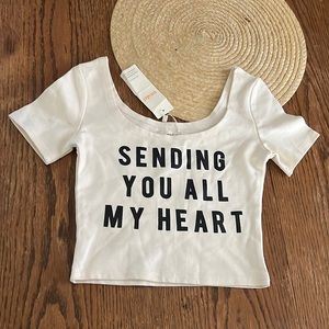 Girls Cropped Tops Size 10yrs